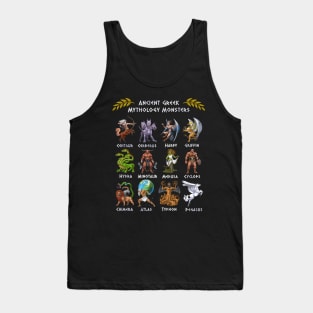 Ancient Greek Mythology Creatures Tank Top